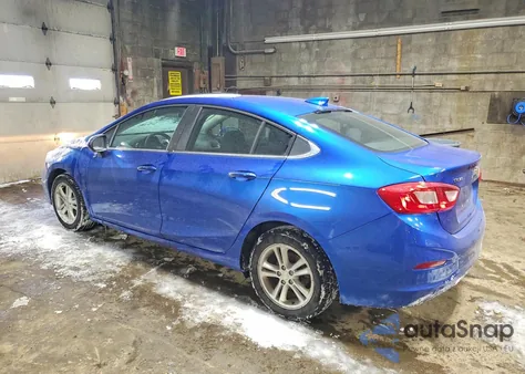 2017 Chevrolet Cruze Lt из США, поврежденный, VIN 1G1BE5SMXH7118608
